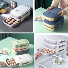 Egg Storage Box Plastic Egg Drawer Fridge  (1 Pc)