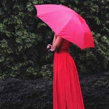 Umbrella Summer Sun and Rain Protection Foldable Cute Umbrella | (1 Pc / Mix Color / Design) 