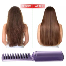 Portable Cordless Hair Straightener Bursh (1 Pc)