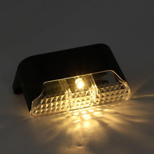 4-Piece Solar Waterproof Garden, Stair & Railing Lights